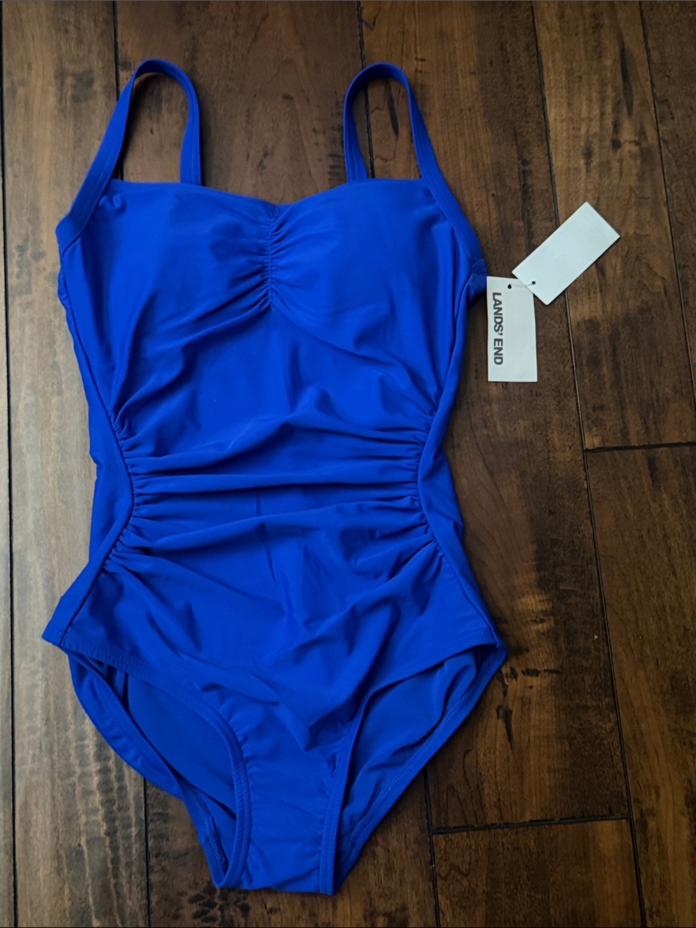 Lands' End Royal Blue Women’s One-Piece Swimsuit